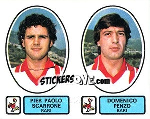 Sticker Scarrone / Penzo - Calciatori 1977-1978 n. 375 - Panini