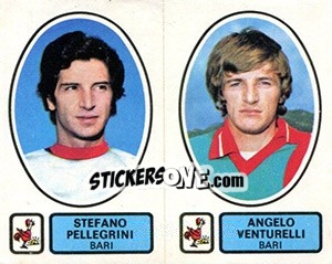 Cromo Pellegrini / Venturelli - Calciatori 1977-1978 - Panini