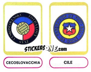 Cromo Cecoslovacchia - Cile (badges)