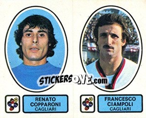 Sticker Copparoni - Ciampoli - Calciatori 1977-1978 n. 390 - Panini