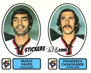 Sticker Valeri / Casagrande - Calciatori 1977-1978 n. 392 - Panini