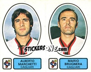 Sticker Marchetti / Brugnera - Calciatori 1977-1978 - Panini