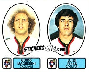 Sticker Magherini / Piras - Calciatori 1977-1978 n. 394 - Panini
