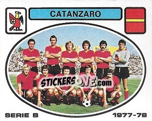 Sticker Catanzaro squad - Calciatori 1977-1978 n. 399 - Panini