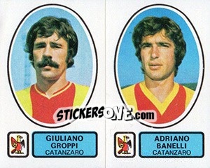 Sticker Groppi / Banelli - Calciatori 1977-1978 n. 402 - Panini