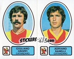 Cromo Groppi / Banelli - Calciatori 1977-1978 - Panini