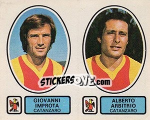 Sticker Improta / Arbitrio - Calciatori 1977-1978 - Panini