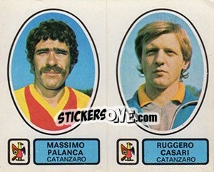 Sticker Palanca / Casari - Calciatori 1977-1978 - Panini