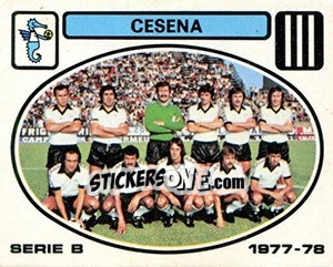 Sticker Cesena squad - Calciatori 1977-1978 - Panini