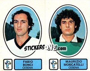 Sticker Bonci / Moscatelli - Calciatori 1977-1978 n. 413 - Panini