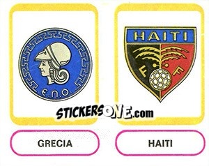 Sticker Grecia - Haiti - Calciatori 1977-1978 n. 417 - Panini