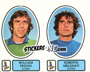 Sticker Vecchi / Melgrati - Calciatori 1977-1978 n. 419 - Panini