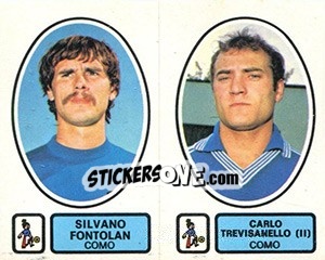 Figurina Fontolan / Trevisanello (II) - Calciatori 1977-1978 - Panini