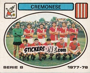 Sticker Cremonese squad - Calciatori 1977-1978 n. 426 - Panini