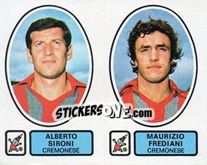 Sticker Sironi / Frediani - Calciatori 1977-1978 n. 430 - Panini