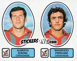 Figurina Sironi / Frediani - Calciatori 1977-1978 - Panini