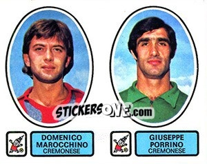 Sticker Marocchino / Porrino - Calciatori 1977-1978 - Panini