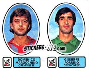 Sticker Marocchino / Porrino - Calciatori 1977-1978 n. 432 - Panini