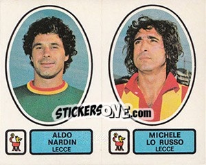 Sticker Nardin / Lo Russo - Calciatori 1977-1978 - Panini