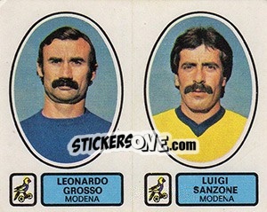 Sticker Grosso / Sansone - Calciatori 1977-1978 n. 446 - Panini