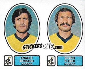 Sticker Rimbano / Piaser - Calciatori 1977-1978 - Panini