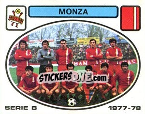 Sticker Monza squad - Calciatori 1977-1978 - Panini