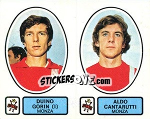 Sticker Gorin (I) / Cantarutti - Calciatori 1977-1978 - Panini