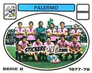Sticker Palermo squad - Calciatori 1977-1978 n. 465 - Panini