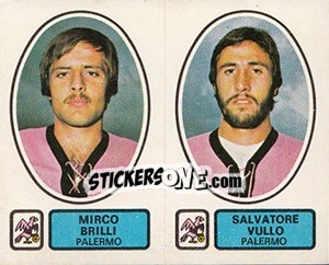 Sticker Brilli / Vullo - Calciatori 1977-1978 - Panini