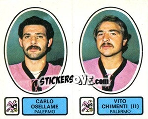 Sticker Osellame / Chimenti (Ii) - Calciatori 1977-1978 n. 470 - Panini
