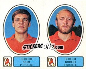 Cromo Brio / Borgo - Calciatori 1977-1978 - Panini
