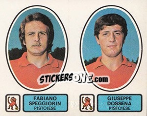 Sticker Speggiorin / Dossena - Calciatori 1977-1978 n. 479 - Panini
