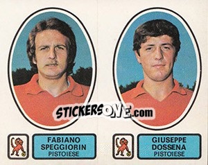 Cromo Speggiorin / Dossena - Calciatori 1977-1978 - Panini