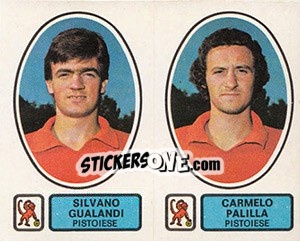 Sticker Gualandi / Palilla - Calciatori 1977-1978 n. 482 - Panini