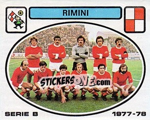 Cromo Rimini squad - Calciatori 1977-1978 - Panini