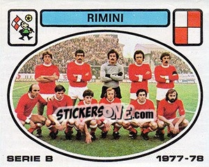 Sticker Rimini squad - Calciatori 1977-1978 n. 483 - Panini
