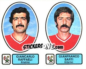 Sticker Raffaeli / Sarti - Calciatori 1977-1978 n. 485 - Panini