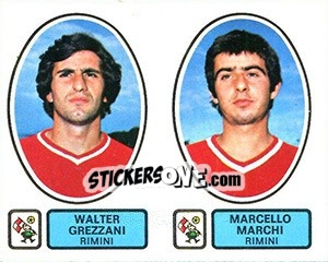 Sticker Grezzani - Marchi - Calciatori 1977-1978 - Panini