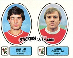 Figurina Berlini / Crepaldi - Calciatori 1977-1978 - Panini