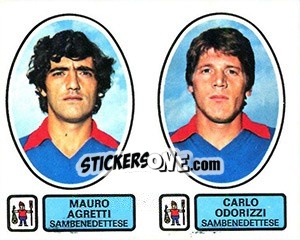 Sticker Agretti / Odorizzi - Calciatori 1977-1978 n. 496 - Panini