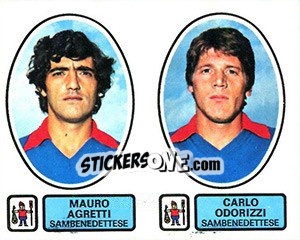 Figurina Agretti / Odorizzi - Calciatori 1977-1978 - Panini