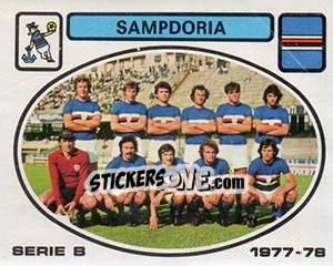 Figurina Sampdoria squad - Calciatori 1977-1978 - Panini