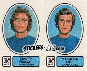 Sticker Ferroni / Lippi - Calciatori 1977-1978 - Panini