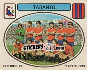 Sticker Taranto squad - Calciatori 1977-1978 - Panini