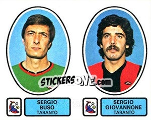 Sticker Buso / Giovannone - Calciatori 1977-1978 n. 510 - Panini