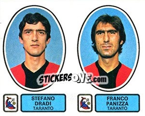 Sticker Dradi / Panizza - Calciatori 1977-1978 n. 512 - Panini