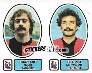 Sticker Gori / Iacovone - Calciatori 1977-1978 - Panini