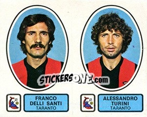 Sticker Delli santi / Turini - Calciatori 1977-1978 n. 516 - Panini