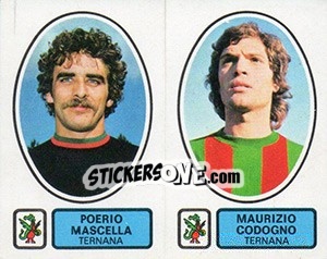 Sticker Mascella / Codogno - Calciatori 1977-1978 n. 518 - Panini