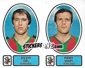 Sticker Cei / Volpi - Calciatori 1977-1978 n. 519 - Panini